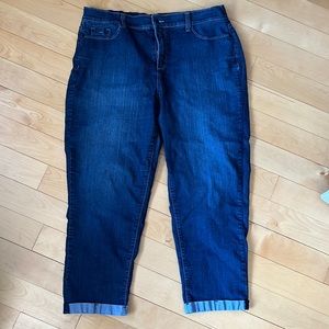 Not Your Daughter’s Jeans 16 lift and tuck cuffed NYDJ